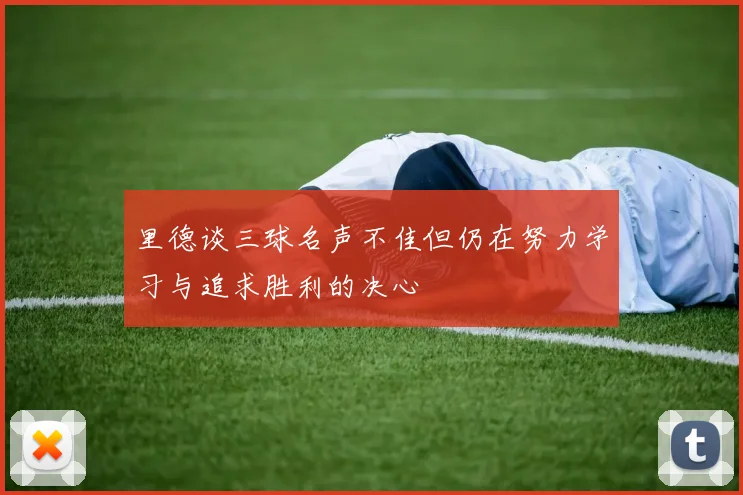 里德谈三球名声不佳但仍在努力学习与追求胜利的决心